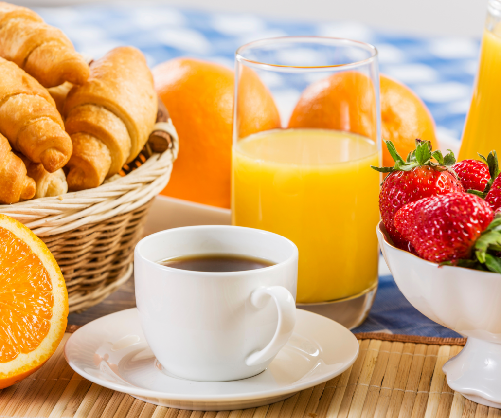 Koningsdag oranje ontbijt