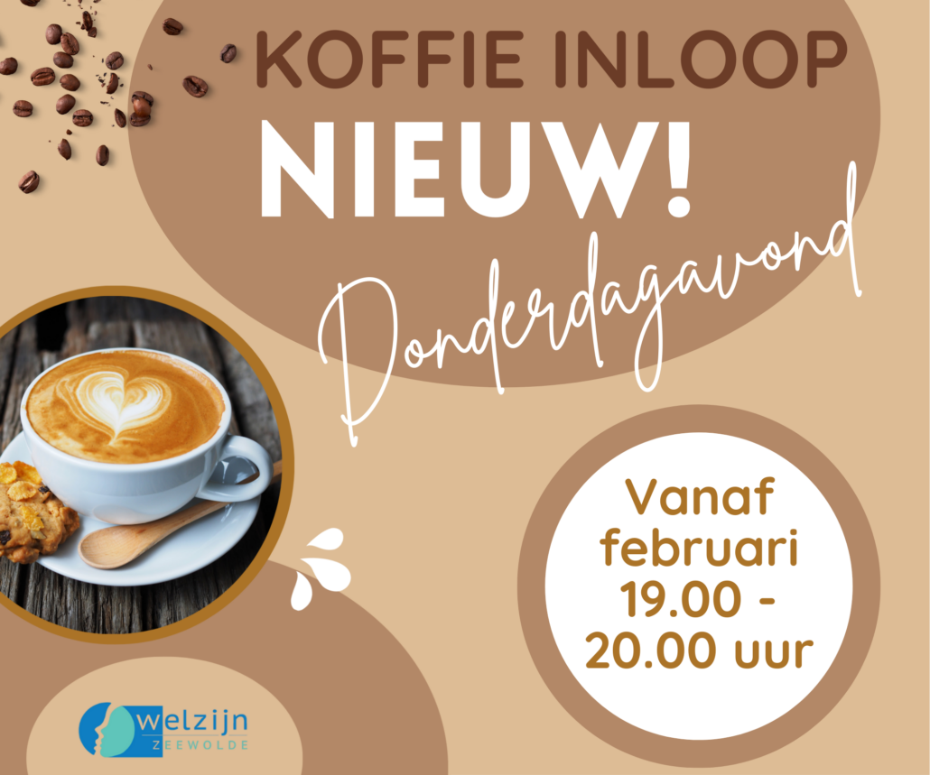 NIEUW! Avond koffie inloop donderdag